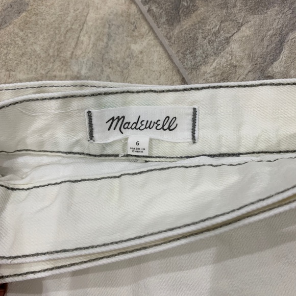 MADEWELL Raw Hem Denim Wrap Skirt - Picture 7 of 11